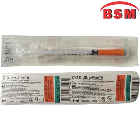 Jual Disposable Syringe SPUIT BD 1 CC Ultra Fine Jarum Suntik Suntikan