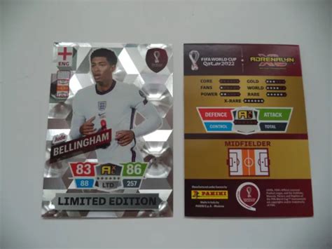 PANINI ADRENALYN XL Qatar Jude Bellingham Limited Edition FIFA World