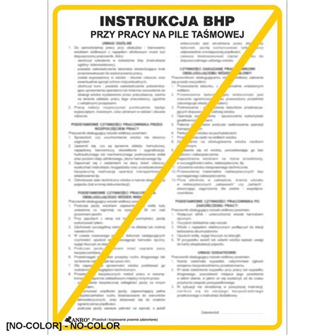 Zz Ibd Instrukcja Bhp I Ppo Bhp Przy Obs Udze Pi Y Ta Mowej