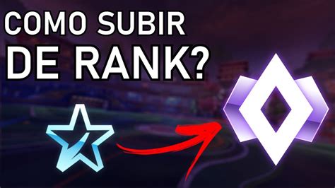 Como Subir De RANK No Rocket League YouTube