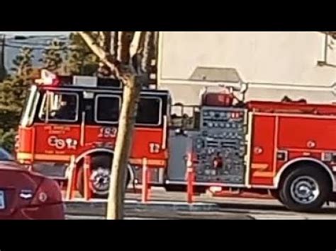 Lacofd Engine Reserve Squad Responding To Medical Call Youtube