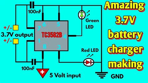 AMAZING SIMPLE 3 7V BATTERY CHARGER With Reverse Polarity Protect