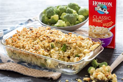 Easy White Cheddar N Broccoli Mac And Cheese Shells Casserole Easy