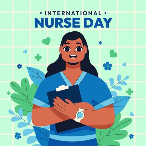 Premium Vector Flat Illustration For International Nurses Day Celebration