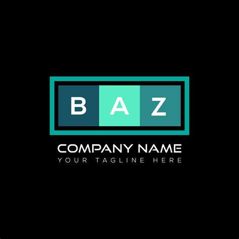 Baz Letter Logo Creative Design Baz Unique Design 17192271 Vector Art