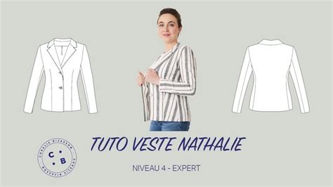 Nathalie Le Tuto Du Patron De Couture De La Veste Nathalie Lab Coat