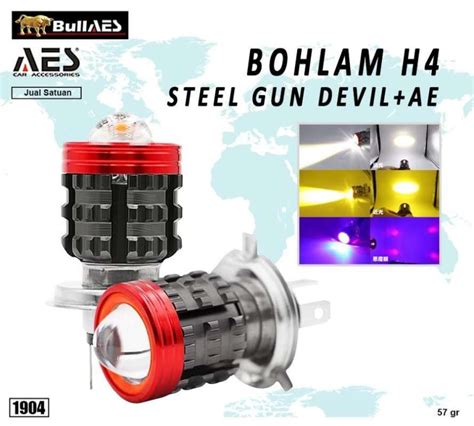 Jual Bohlam Led H Laser Hi Loo Watt Steel Gun Canon Laser Aes Ae