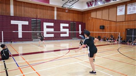 Phhs Badminton Vs Mitty Girl Singles Varsity 3 41522 Youtube