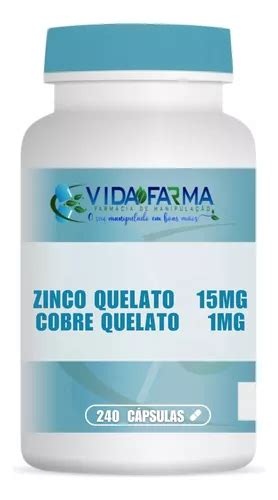 Zinco Quelato Mg Cobre Quelato Mg C Psulas Parcelamento