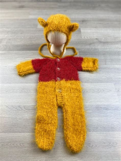 Winnie the Pooh Costume Winnie the Pooh Outfit Photo Props - Etsy