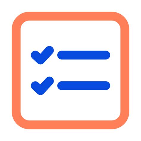 Checklist Generic Color Outline Icon