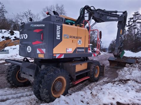 Volvo Ewr E Kurzheck Mobilbagger Seite Volvo Baumaschinen