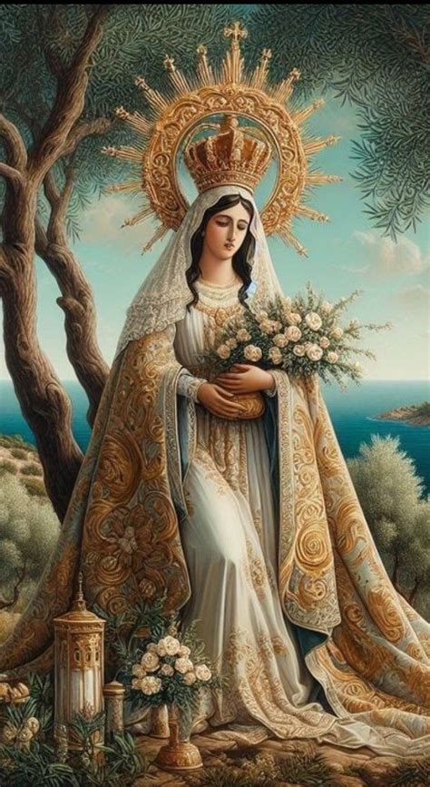 Pin By Anna On Immagini In 2024 Mother Mary Images Mother Mary Pictures Virgin Mary Art