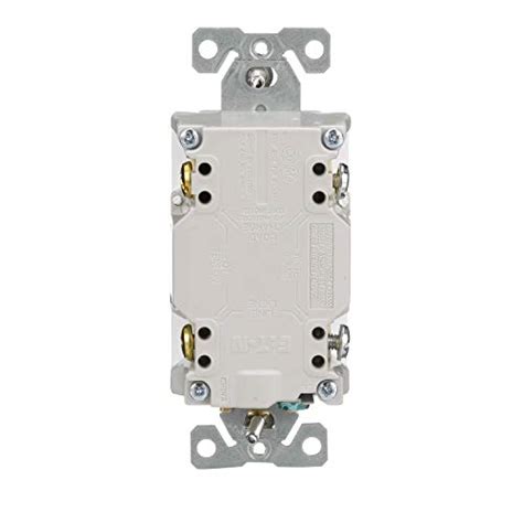 Eaton Gfci Self Test 15a 125v Tamper Resistant Duplex Receptacle With Nightlight And Standard