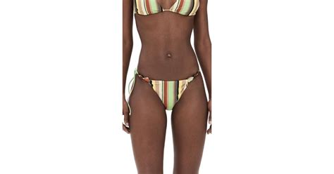 Sir The Label Poolside String Bikini Bottoms In Natural Lyst