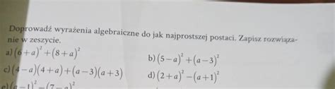 Potrzebuje Na Teraz Przyk Ady B C D Pilne Brainly Pl