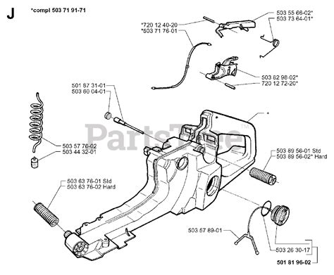 Jonsered 2063 Jonsered Chainsaw 1997 11 Fuel Tank Parts Lookup With Diagrams Partstree