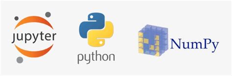 Jupyter, Python And Numpy Logos - Python Jupyter Logo PNG Image ...