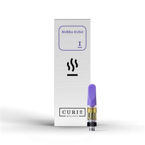 Curio Wellness Bubba Kush Vape Cartridge 1g Leafly