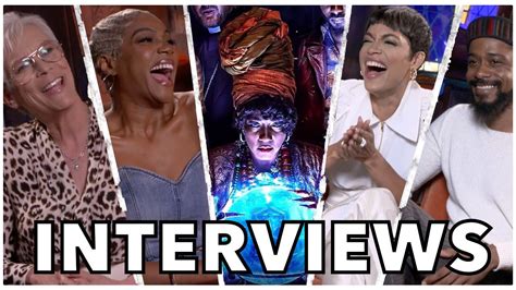 HAUNTED MANSION Interviews Tiffany Haddish Rosario Dawson Jamie Lee