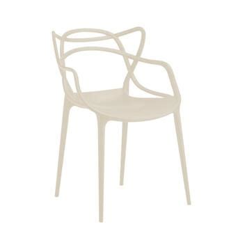 Cadeira Allegra Solna Masters Sala Jantar Nude Kit 2 Unid GardenLife Cadeiras Para Sala De