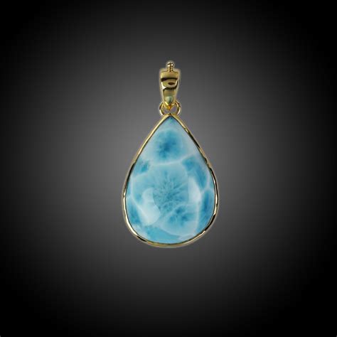 Anhänger Larimar Unikat 105 Edelsteine Heilsteine Schmuck Handel