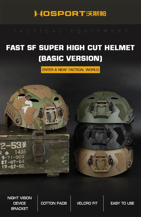 FAST SF SUPER HIGH CUT HELMET Standard Version Guangdong Wosport