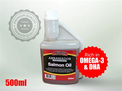 Salmon Oil For Dogs 500ml Ambassador Premium Dog Food Ni