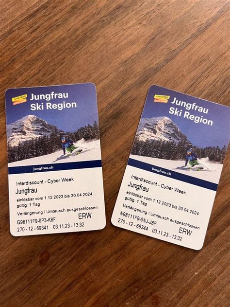 X Tagespass Jungfrau Ski Region Kaufen Auf Ricardo