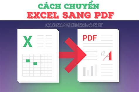 H Ng D N C Ch Chuy N File Excel Sang Pdf Kh Ng B L I Font N Gi N V