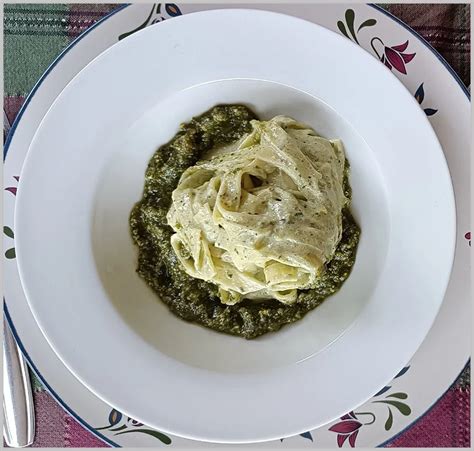 Pasta Al Pesto De Pistachos Y Queso Ricotta Cocina Francia