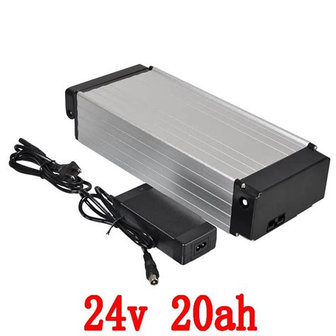 24V 500W 700W Rear Rack Battery 24v 20ah Electric Bike Battery 24V 20AH