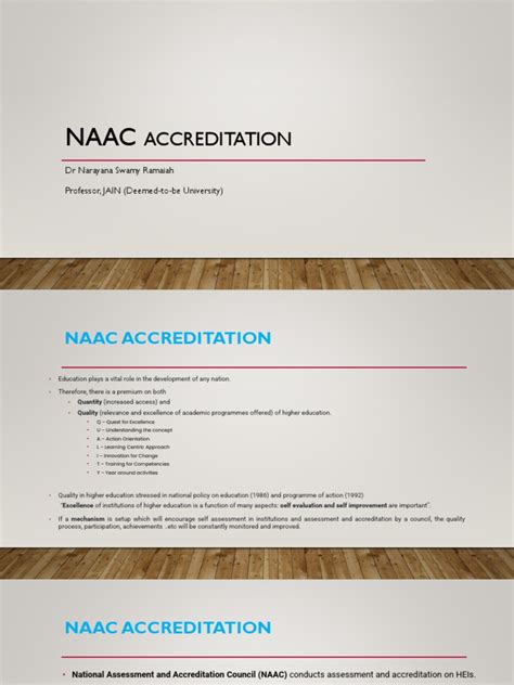 Naac Accreditation Guidelines Pdf Curriculum Information