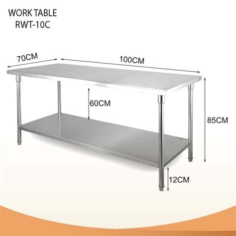 Jual Meja Stainless Steel Untuk Dapur Worktable RWT 10 Di Lapak Mutu