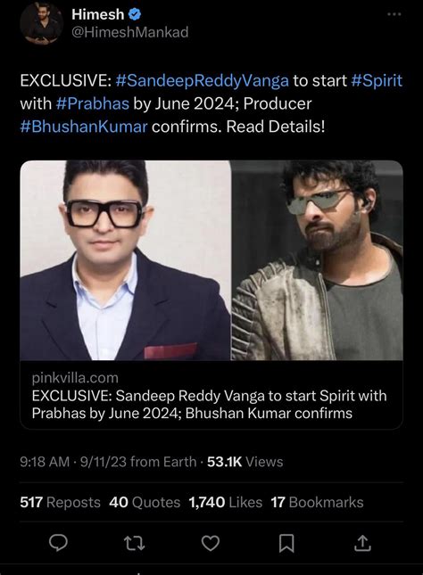 Updates On Spirit And Aa Trivi Movie Rtollywood