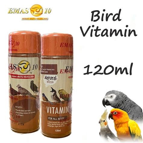 Bird Vitamin 120ml Bird Supplement Emas 10 Sesuia Untuk Semua Burung