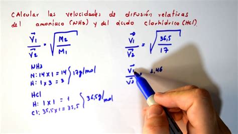 LEY DE GRAHAM VELOCIDAD DE DIFUSIÓN Y EFUSIÓN DE GASES YouTube