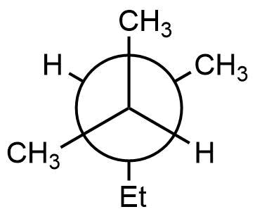 Draw A Wedge And Dash Structure Of The Following Newman Projection