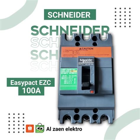 Jual Mccb Easypact Ezc Schneider 60a 75a 80a 100A Shopee Indonesia