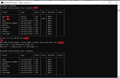 Mysql Alter Table Add Column In Mysql Table Mysql Alter Commands