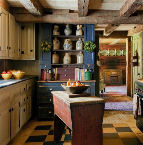 Pin By Rhonna On Prim Kitchens Rustic Country Kitchens Rustic