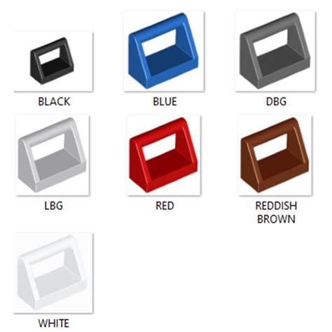 Lego Part Tile Modified X With Bar Handle Pieces Per Pack