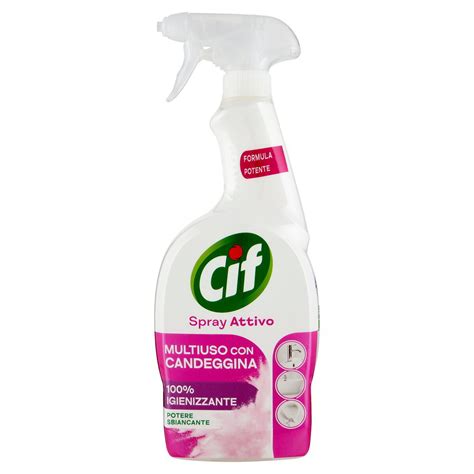 SPRAY ATTIVO CON CANDEGGINA CIF ML 650 Tigros