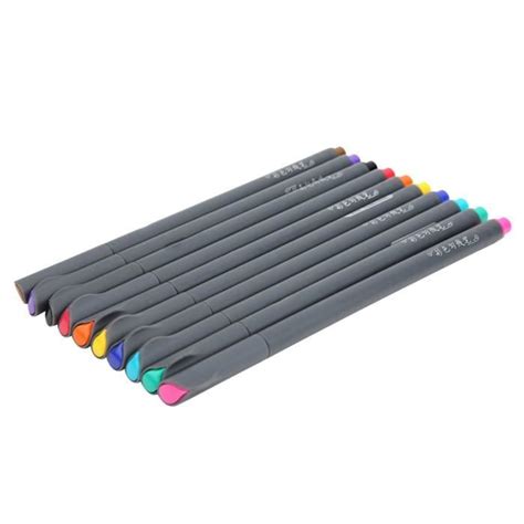 TMISHION Stylo De Dessin De Ligne 10 Couleurs Stylo De Dessin Au Trait