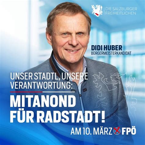 FPÖ Radstadt stellt Bürgermeister Kandidat Team FPÖ Radstadt