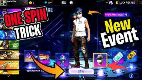 Free Fire New Moco Store Event 😱 Old Man Mask Return Event Spin 🤩 Ff New Event Youtube