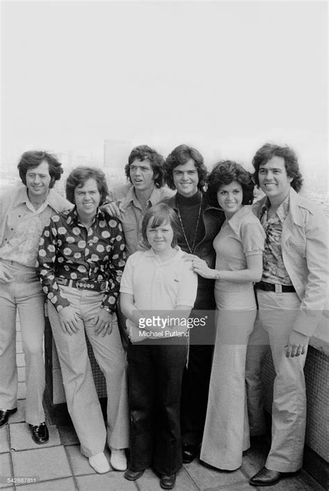 American Pop Group The Osmonds 28th May 1975 Left To Right Wayne