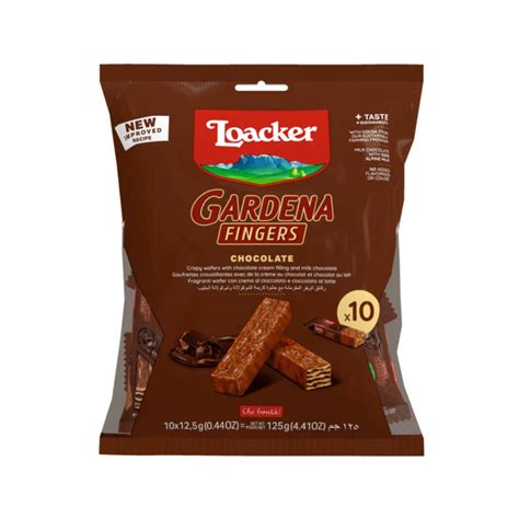 LOACKER CHOCOLATE COATED WAFER GARDENA 125G