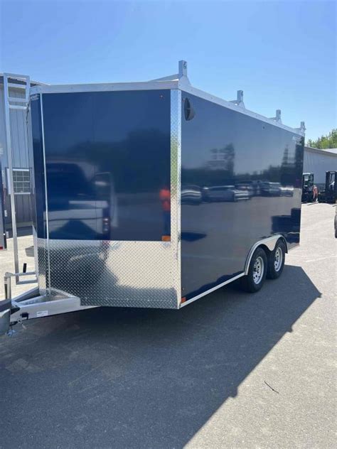 2023 Stealth Aluminum 7x14 Ultimate Contractor Enclosed Trailer W 6 Extra Height Walkable