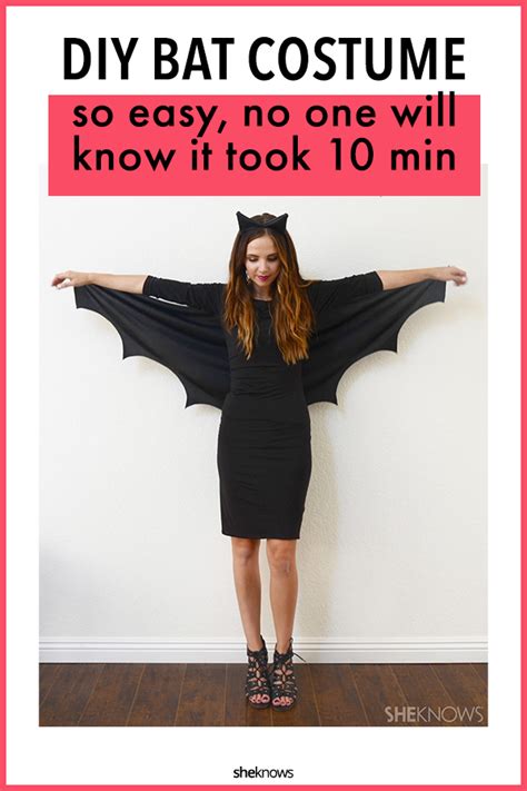 Diy Bat Costume You Can Make In Minutes